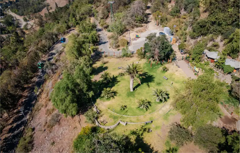Jardín Mapulemu en el Cerro San Cristóbal