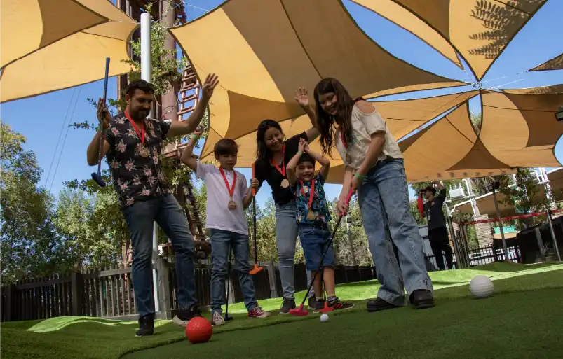 Mini Golf en el Cerro San Cristóbal