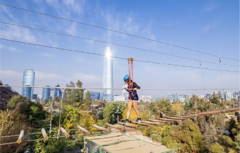 Parque Aventura en el Cerro San Cristóbal