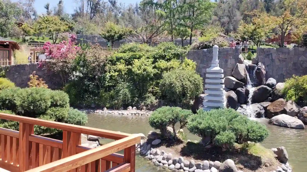 Jardín Japonés del Cerro San Cristóbal en Santiago