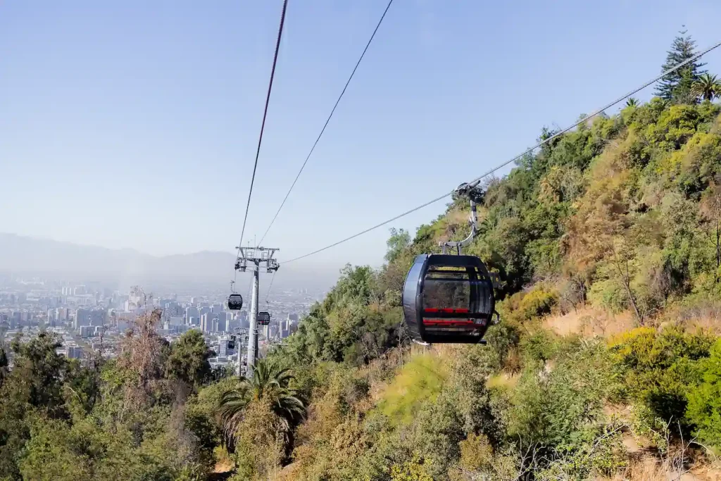 Línea Pío Nono de Teleférico Santiago